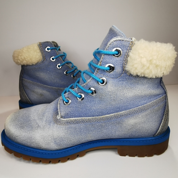 [Women's 6.5] Timberland x Just Don Denim 6" Boots - Picture 3 of 8